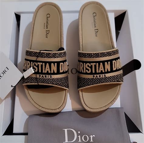 dior dway slides women|christian dior dway slides price.